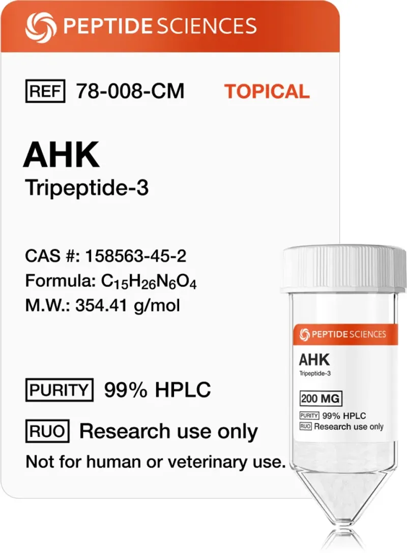 AHK (Tripeptídeo-3) 200mg (Uso tópico)
