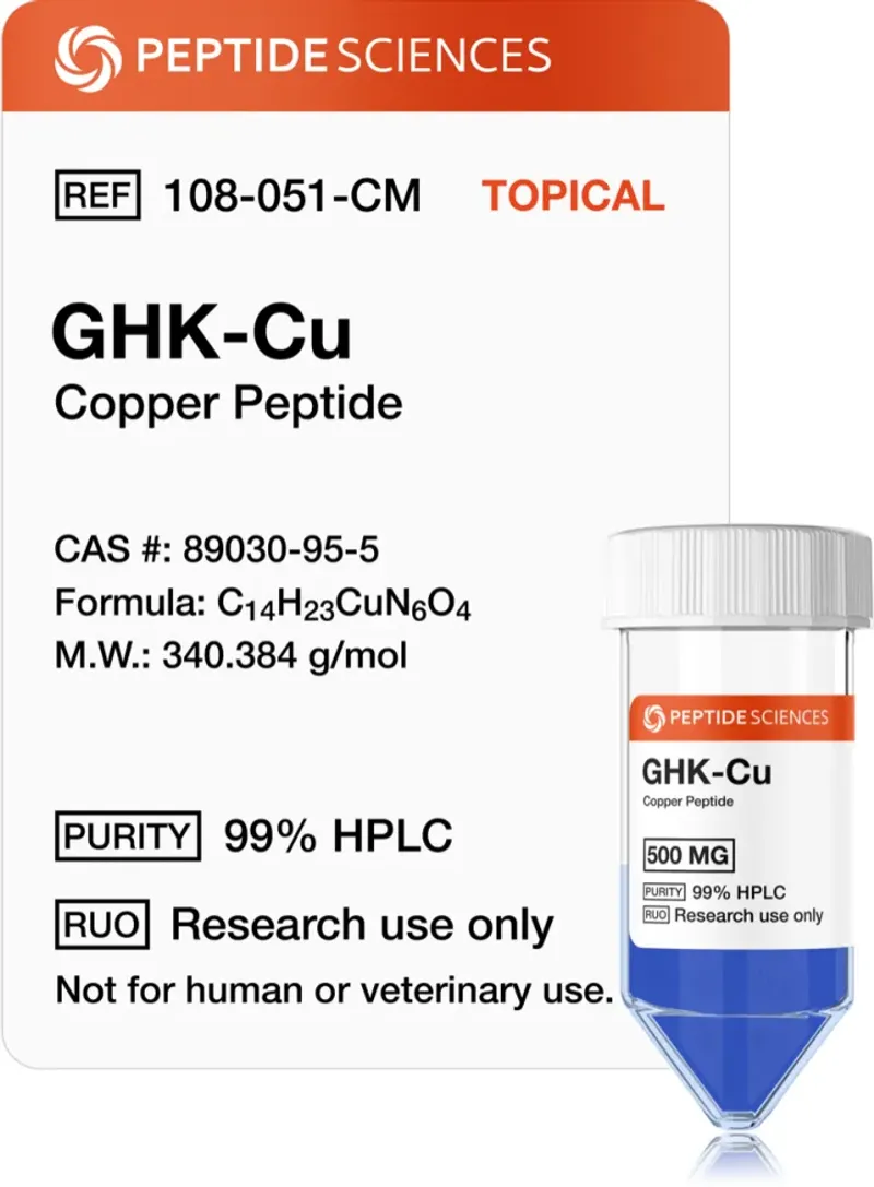 GHK-Cu (Peptídeo de cobre) (Tópico)