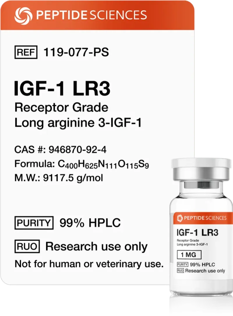 IGF-1 LR3 (Grau do Receptor) 1mg